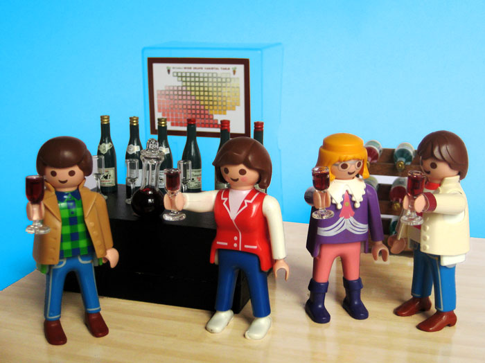 PLAYMOBIL WINE BAR STIRS OUTRAGE