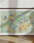 Wine Map of Australia - Art Print