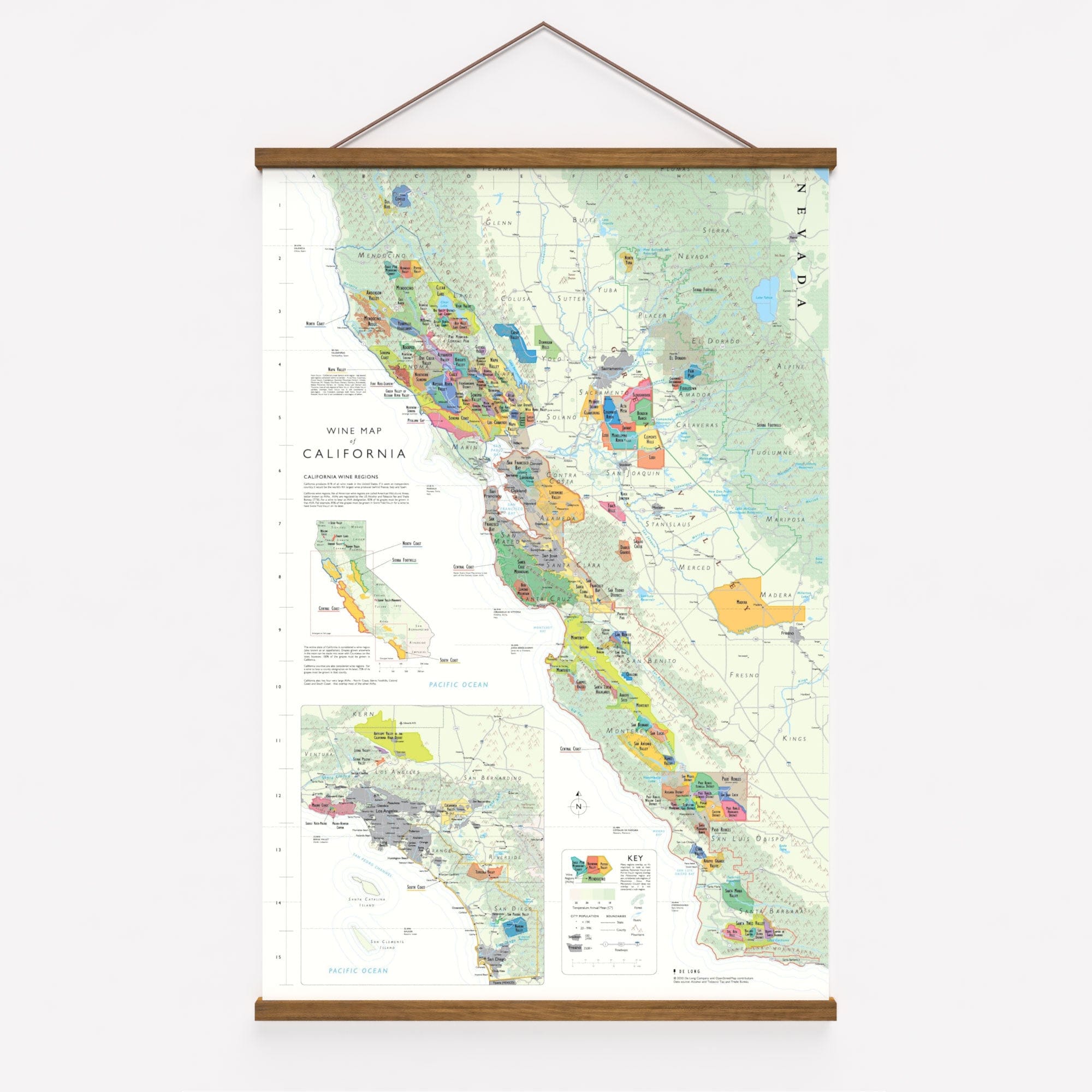Wine Map of California