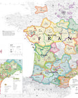 Wine Map of France IGPs | De Long