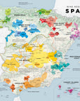 Wine Regions of Spain - Art Print