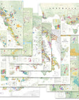 De Long’s Wine Maps of the World: colorful, detailed maps from top regions, printed on premium matte paper.