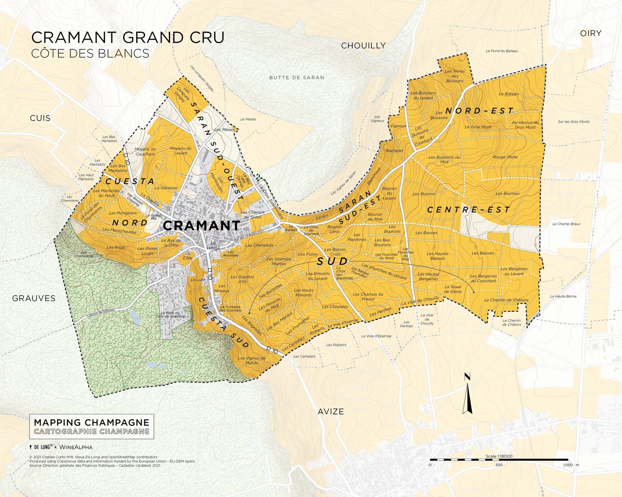 Cramant Grand Cru Cote des Blancs