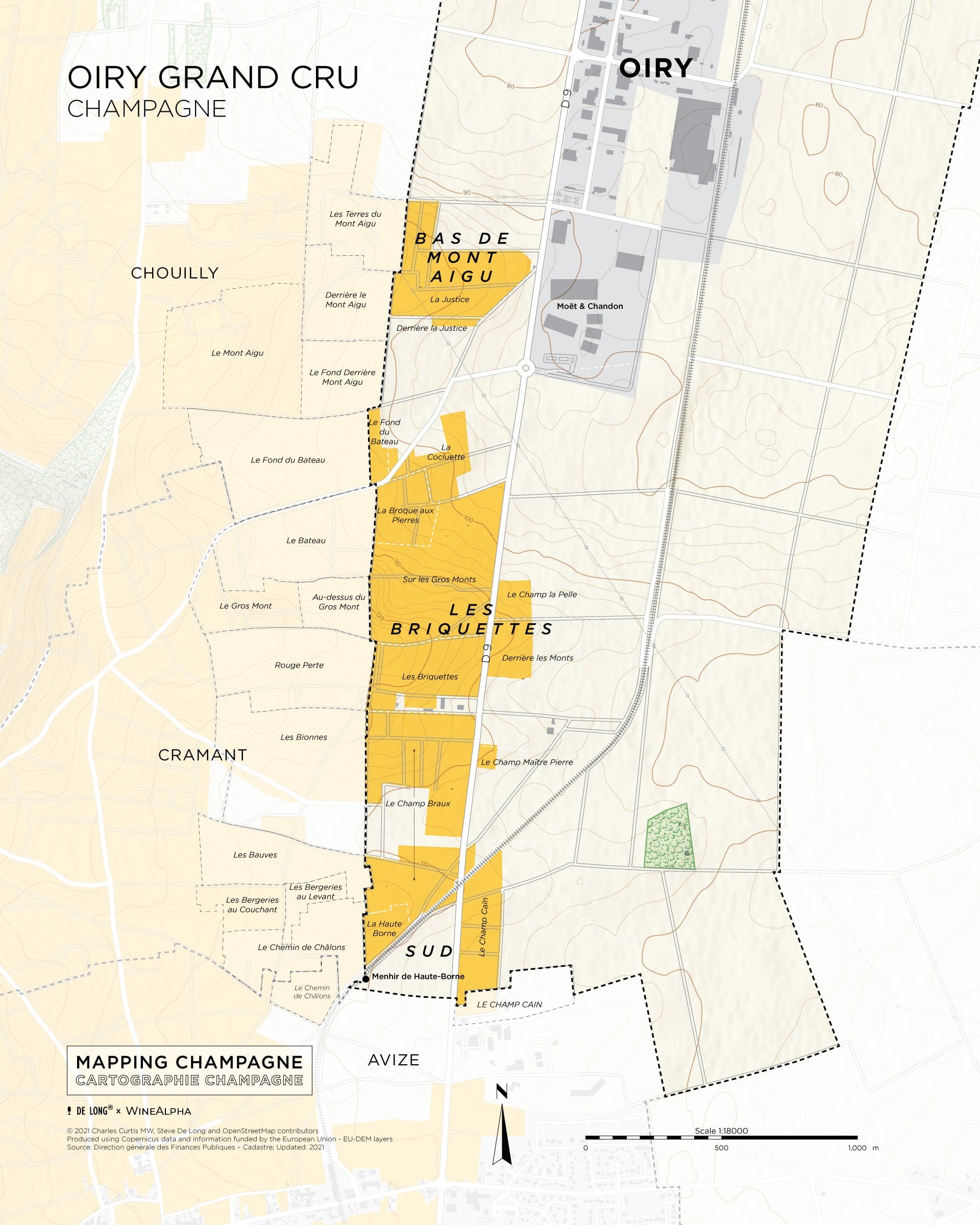 Oiry Grand Cru Map