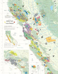 Wine Maps of the World California | De Long