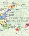 Wine Map of France - Digital Edition Detail