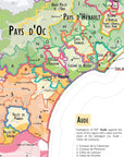 Wine Map of France - Digital Edition IGPs Detail