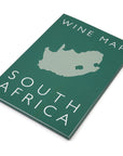 Wine Map of South Africa Bookshelf Edition Box