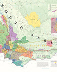 Wine Maps of the World South Africa | De Long