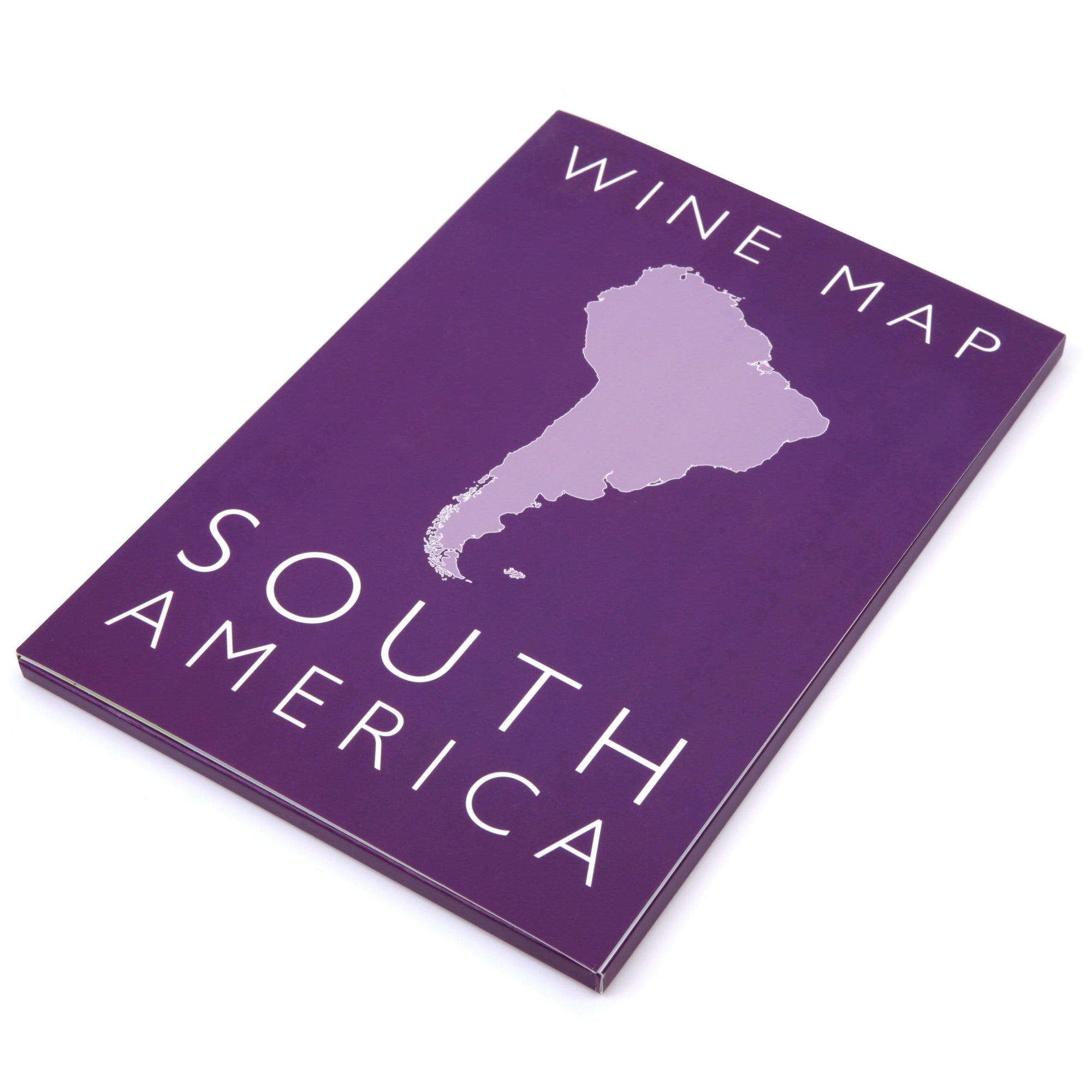 Wine Map of South America Bookshelf Edition Box