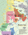 Wine Map of the Pacific Northwest - Digital Edition Detail