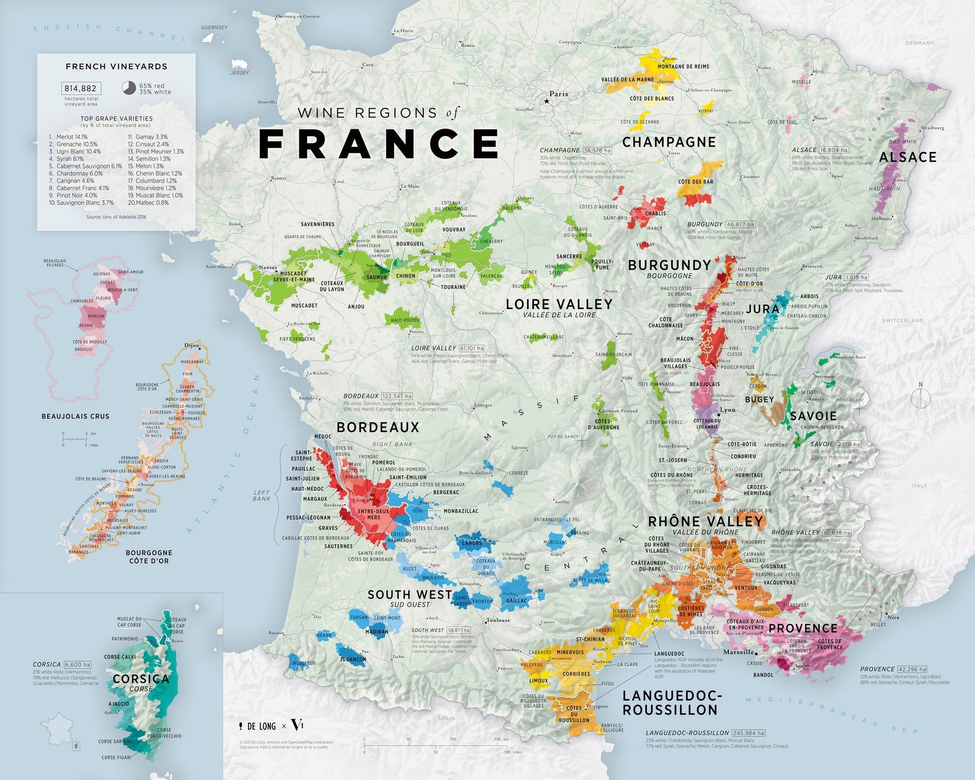Wine Regions of France