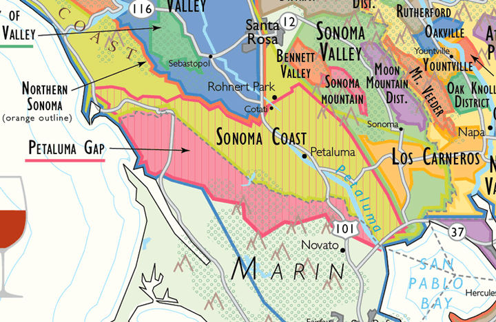 California Wine Map Updates