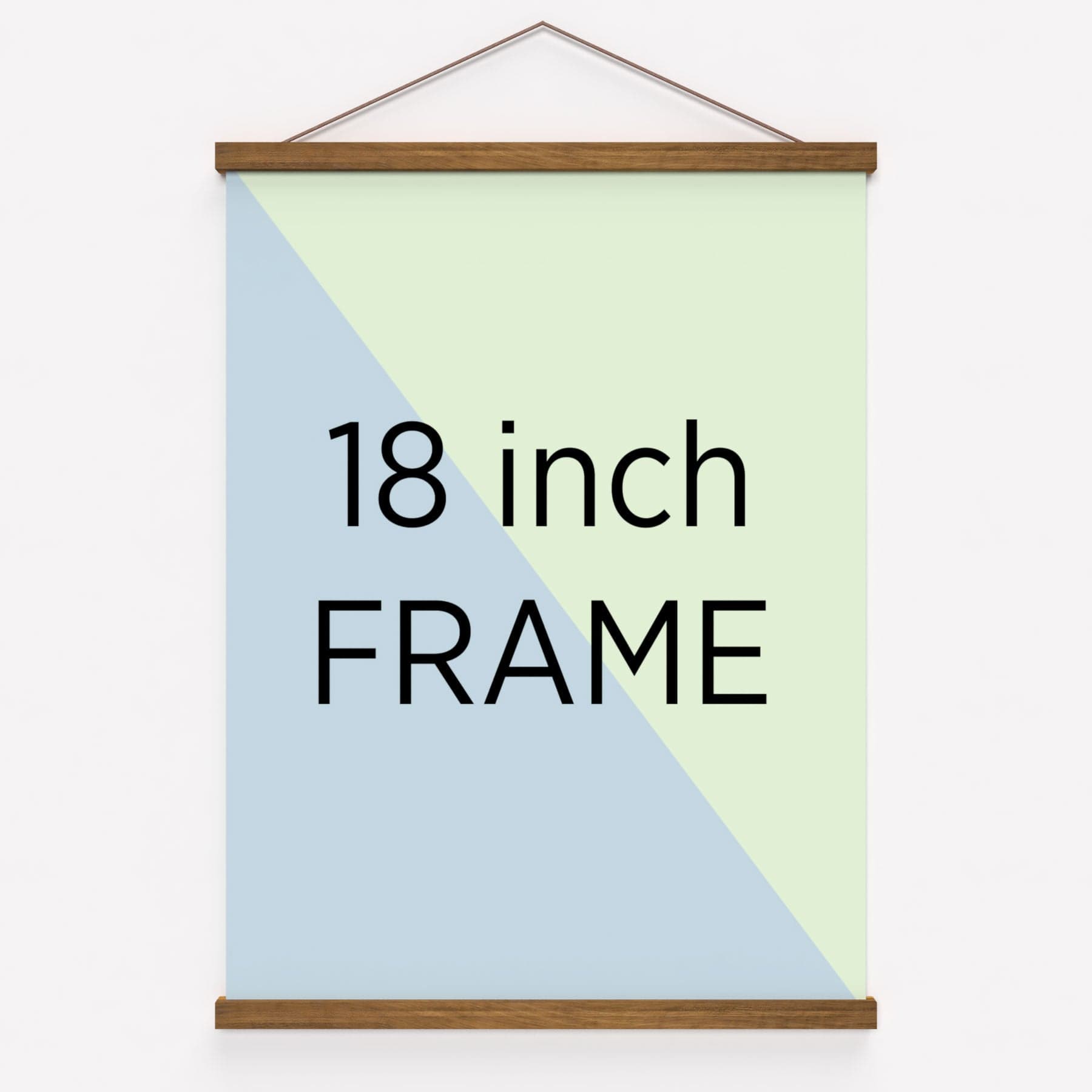 18 Inch Wood Hanging Frame