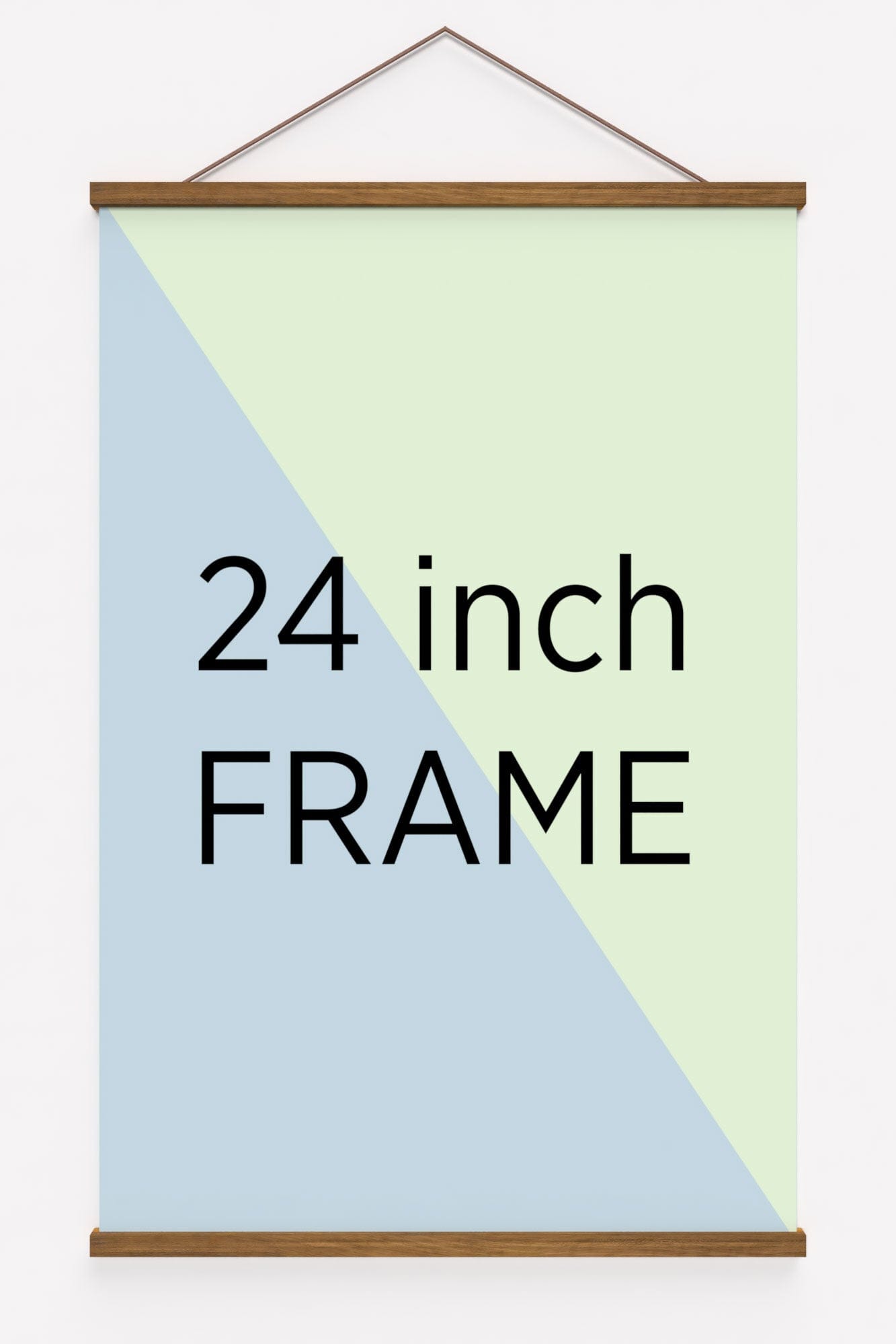 24 Inch Wood Hanging Frame