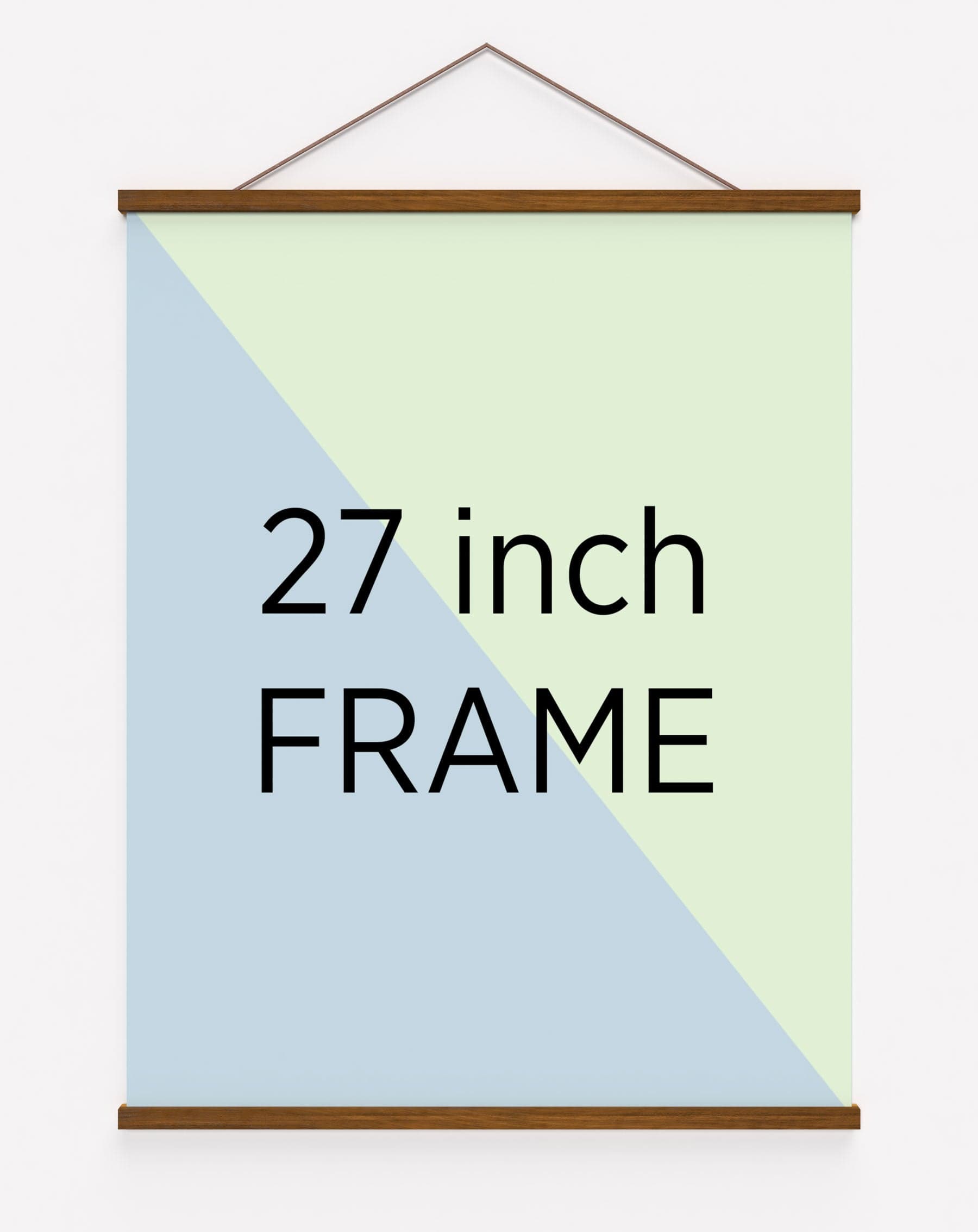 27 Inch Wood Hanging Frame