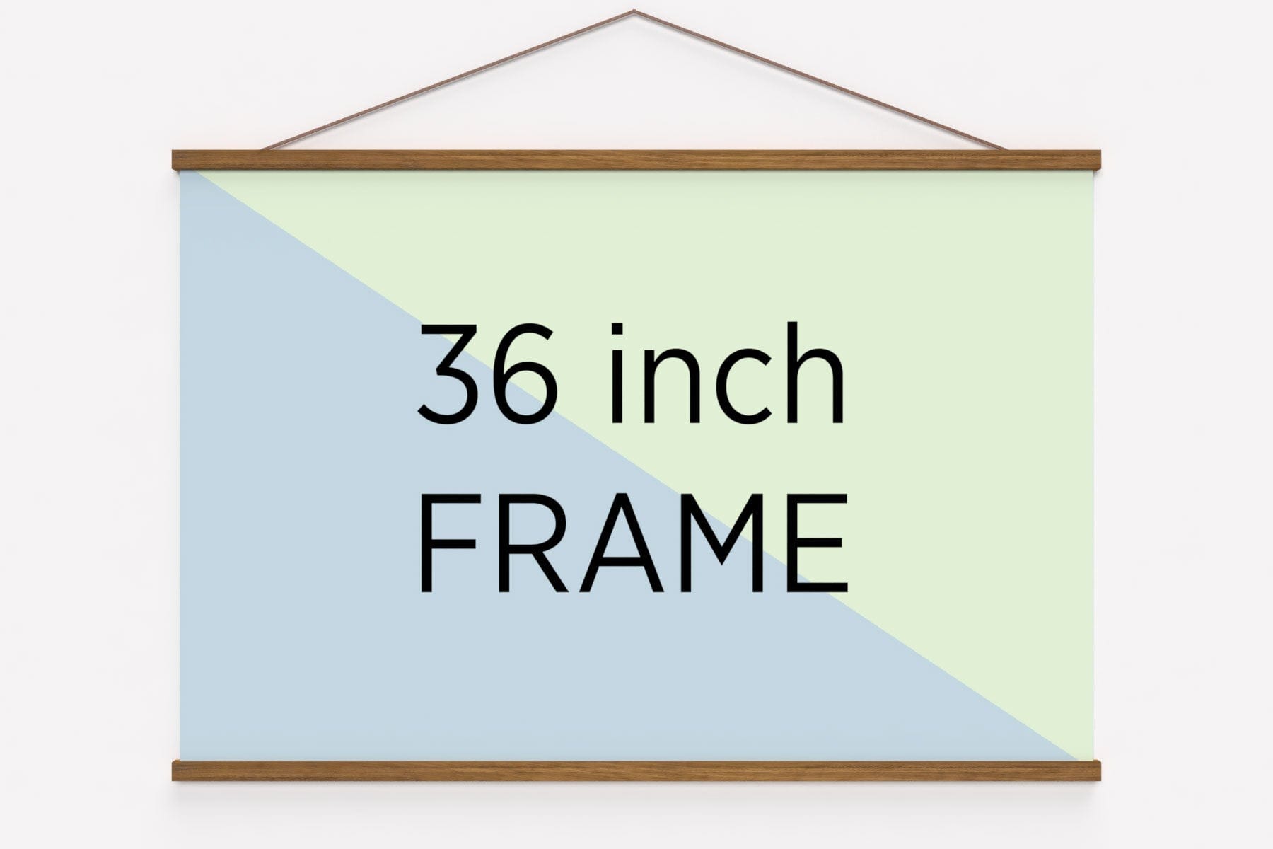 36 Inch Wood Hanging Frame