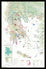 De Long Wine Map of Greece Framed: features PDO/PGI regions, islands, borders, and a color-coded key.