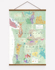 Wine Map of the Pacific Northwest