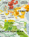 The Wine Regions of Italy Vino One by De Long highlights northern areas like Veneto and Alto Adige.