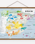 Wine Regions of Spain Framed