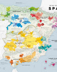 De Long Wine Regions of Spain Vino One map highlights major regions like Rioja, Ribera del Duero, and Andalucía.