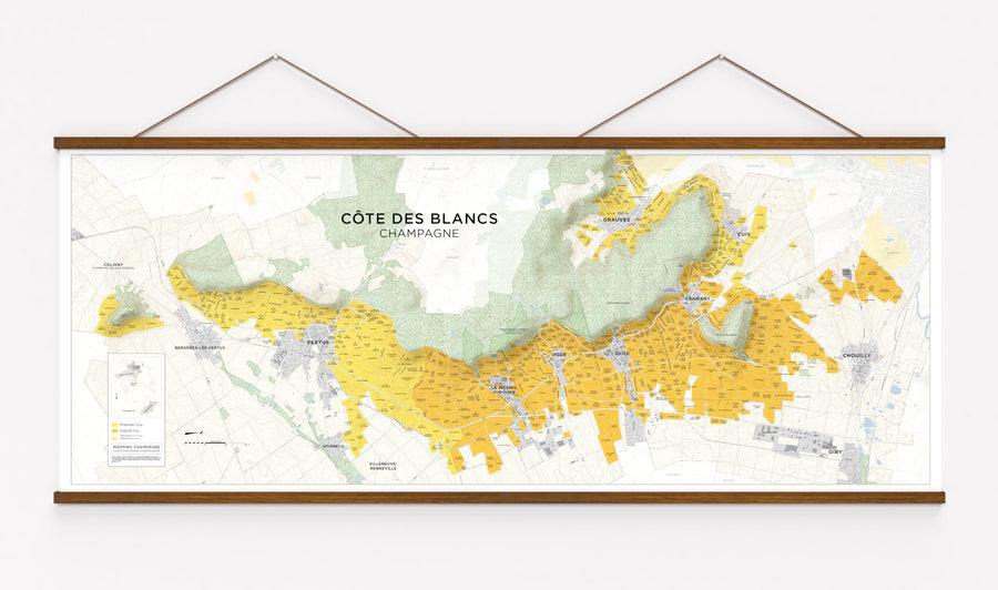 Côte des Blancs Map