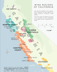 Wine Map of California - Digital Edition