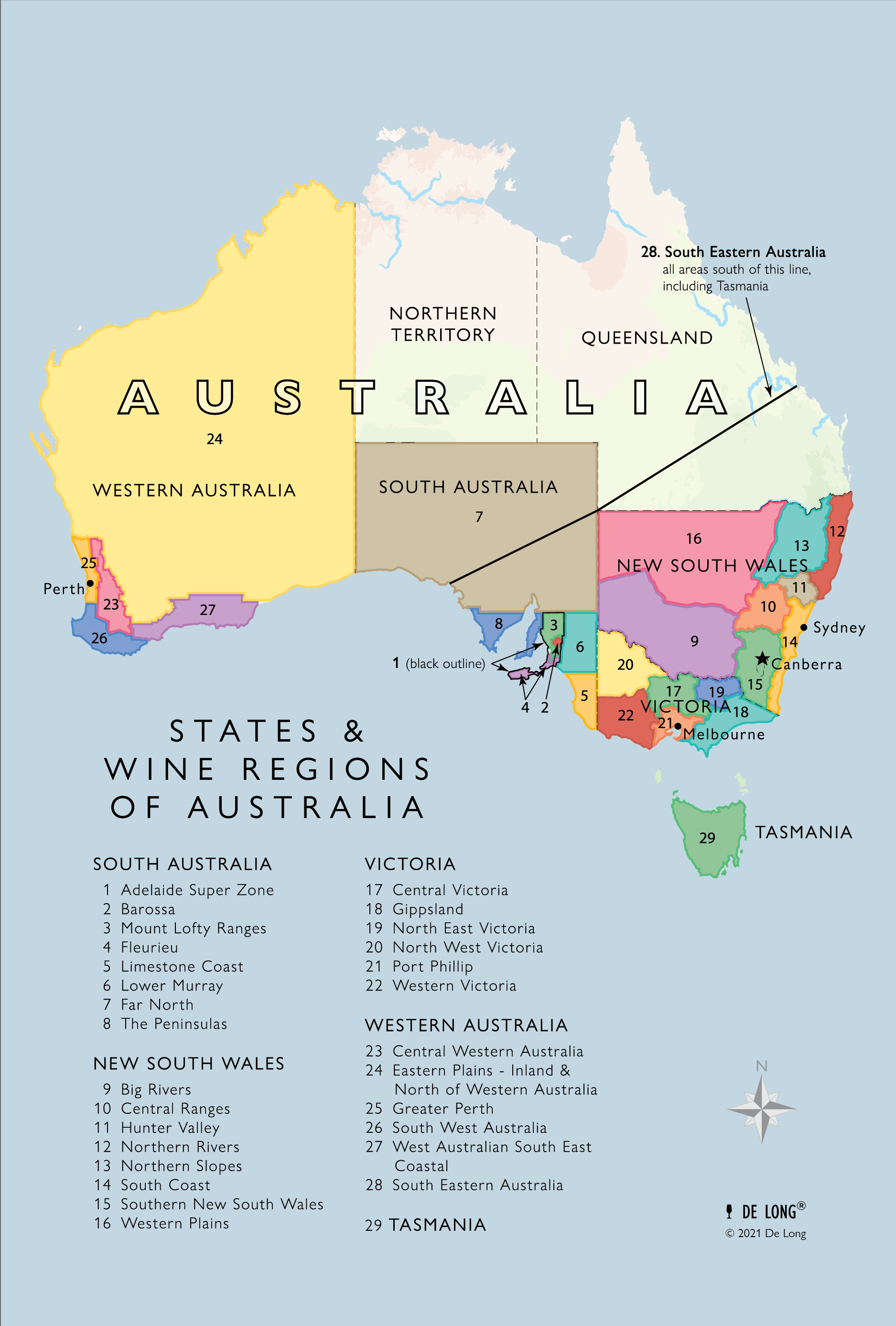 Wine Map of Australia - Digital Edition