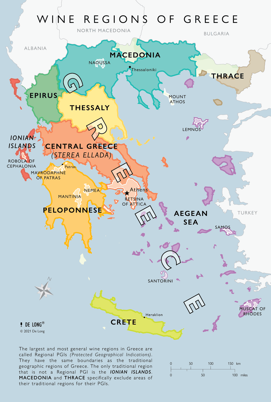 Wine Map of Greece - Digital Edition