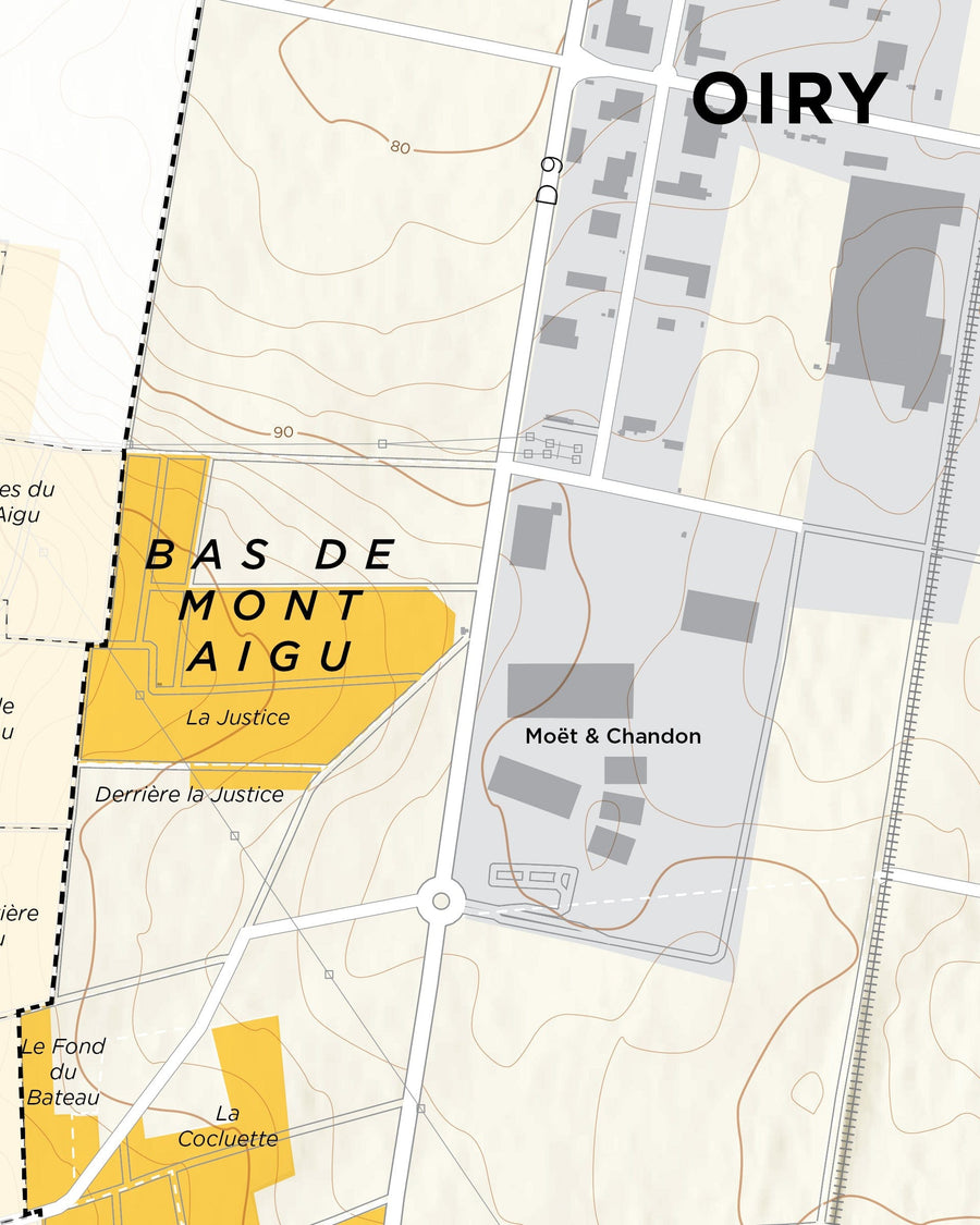 Oiry Grand Cru Map Detail