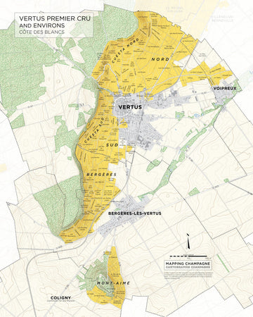 Vertus Premier Cru Map
