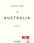 Wine Map of Australia - Digital Edition Index