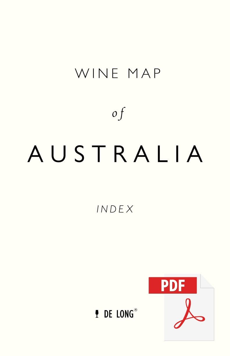 Wine Map of Australia - Digital Edition Index