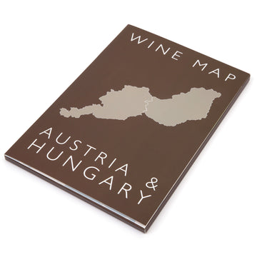 Wine Map of Austria and Hungary Bookshelf Edition Box