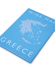 Wine Map of Greece Bookshelf Edition Box