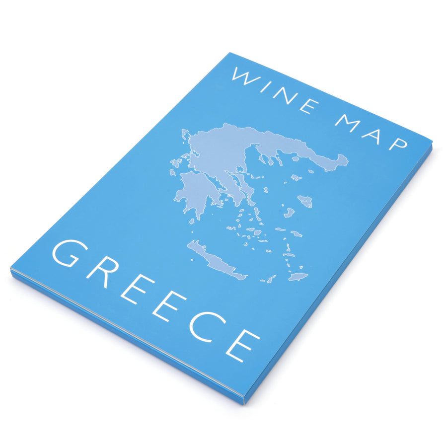 Wine Map of Greece Bookshelf Edition Box