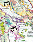 Wine Map of Greece - Digital Edition Detail