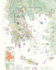 Wine Maps of the World Greece | De Long