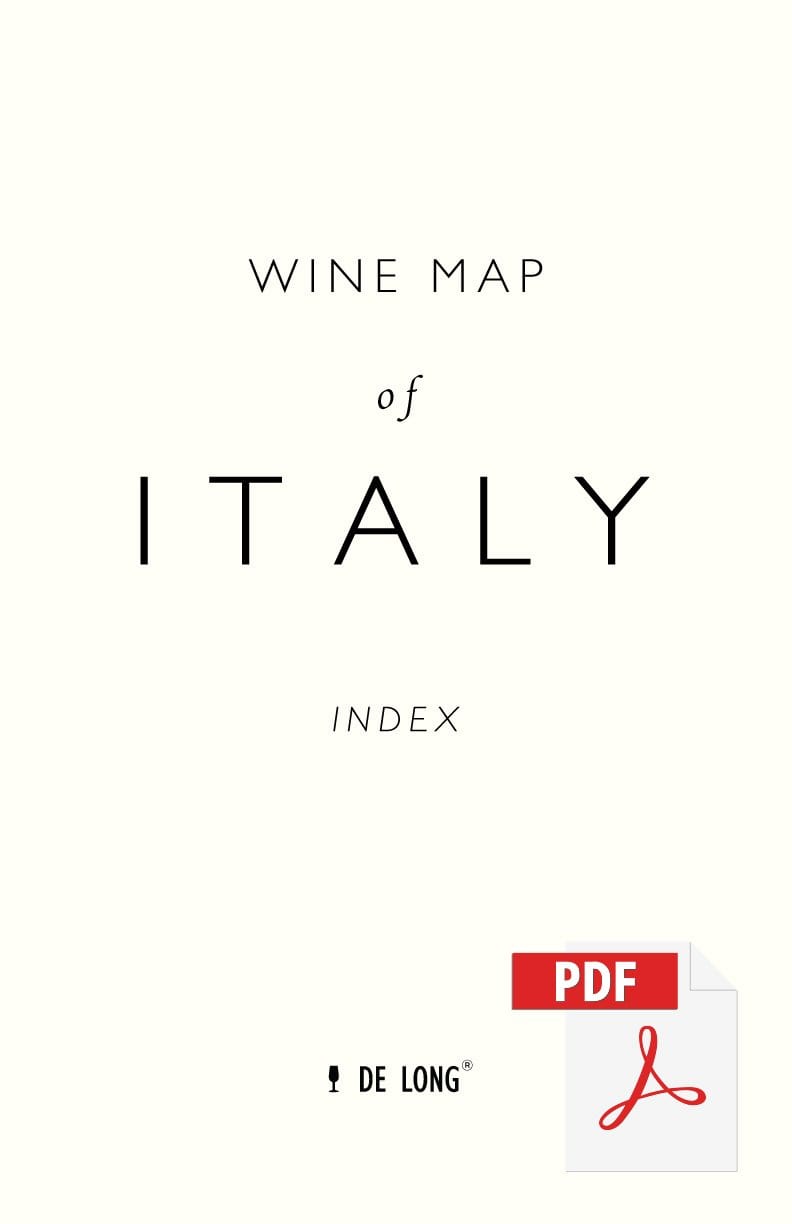 Wine Map of Italy - Digital Edition Index