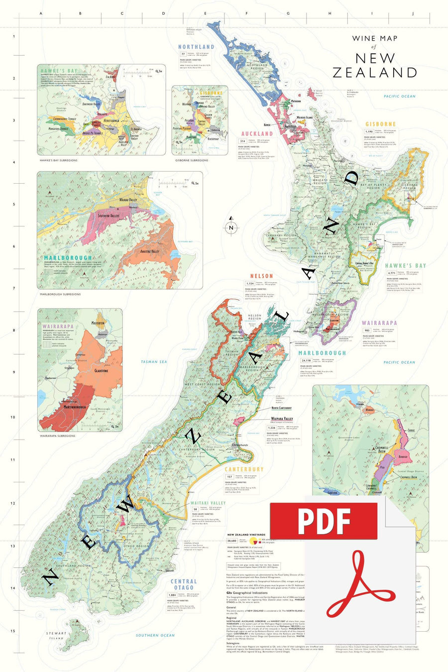 Wine Maps of the World - Digital Edition