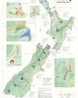 Wine Maps of the World New Zealand | De Long
