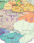 Wine Map of South Africa - Digital Edition Detail