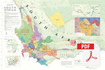 Wine Map of South Africa - Digital Edition