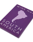 Wine Map of South America Bookshelf Edition Box