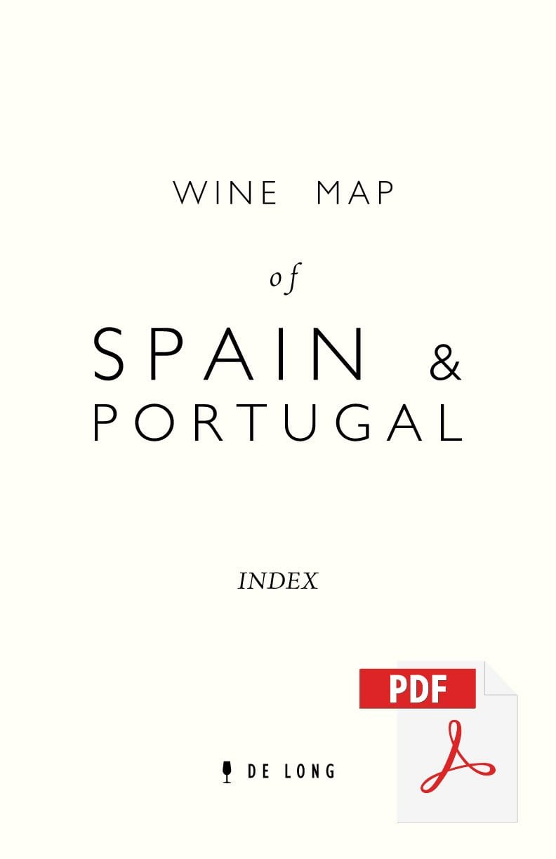 Wine Map of Spain & Portugal - Digital Edition Index