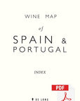 Wine Map of Spain & Portugal - Digital Edition Index