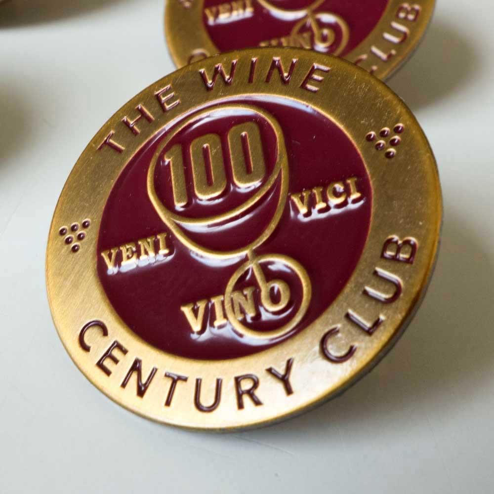 The Official Wine Century Club Lapel Pin - De Long